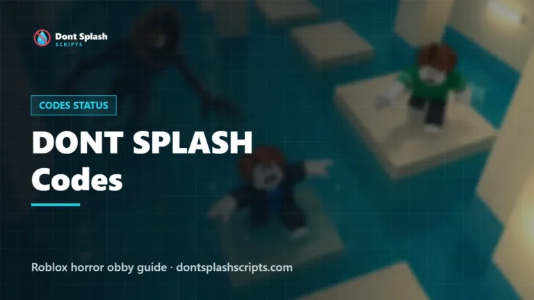 DONT SPLASH codes November 2026